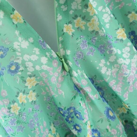 Mini Tie On Shoulder Dress Spring - Picture 9 of 9